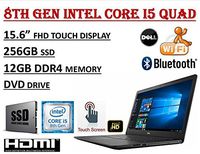 Dell Inspiron 15 5000 High Performance i5570 15.6" FHD Touch Laptop ~ 8th Gen. i5-8250U Quad Core ~ 12GB DDR4 RAM ~ 1TB Hard Drive ~ DVDRW ~ Backlit Keyboard ~ USB 3.1 ~ WiFi BT ~ Windows 10