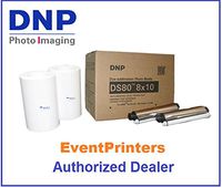DNP DS80 8 x 10 inch Printer Media, Paper and Ribbon kit (Total 260 Prints). Comes with Samples of Our Exclusive Photo folders.