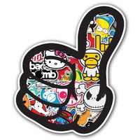 Adelia Co Like Thumb Sticker Bomb Decal Series - Cartoon Graffiti Car Wrap Laptop JDM Skateboard Snowboard Vinyl iPad Macbook (Sticker Bomb 1)