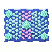 ZDDAB Foot Massage Pad Acupressure Massage Mat Family Massage Mat Father's Day GIF(one Piece) (Size : L)