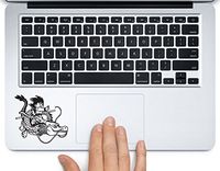 Son Goku Shen Long Dragonball Printed Trackpad Clear Vinyl Decal Sticker Compatible with Apple MacBook Pro Air 11" 12" 13" 15" All Years Laptop Trackpad Keyboard (13" Macbook Air)