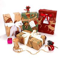Erholi Wrapping Paper Gift Wrap Packing Christmas Paper Straws