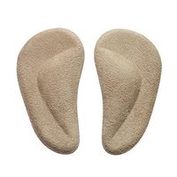 footinsole Arch Support Insoles (4 Pcs) Gel Foot Massage Suede Insoles for Fallen Arches - 2 Pairs