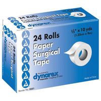 Surgical Paper Tape Size: 0.5" W x 360" D 24/Box