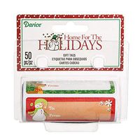 Darice Christmas Gift Tags: 3 X 1", 50 Pack
