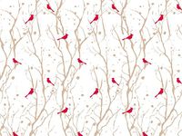 Woodland Cardinals Tissue Paper (240 Pack )