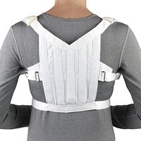 OTC Shoulder Figure-8 Style Brace Posture Support Control, White, Large