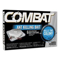 Combat 45901 Combat Ant Killing System- Child-Resistant- Kills Queen Colony- 6/Box