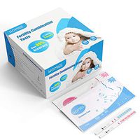 HOMIEE Ovulation Predictor Kit Early Pregnancy Test, 50 Ovulation and 20 Pregnancy Test Strips Predictor Kit, Home Pregnancy Test with Longer Validation Date(50 LH+20 HCG)