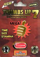 Thumbs Up 7 Male Enhancing Pills Erection Best Seller (Red 8 Pills)