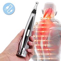 Electronic Acupuncture Massager Pen, Meridian Energy Massage Tools, Zen Pen with USB Charge for Relieves Muscle Soreness