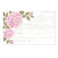 Cottage Rose Enclosure Cards/Gift Tags - 3 1/2 x 2 1/4 (50)