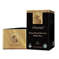 VitaTree Mega Sheep Placenta 80000 Max 60 Capsules Made in Australia