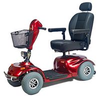 Golden Technologies Avenger 4 Wheel Scooter - Avenger - 4 Wheel Red - GA541
