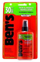 Ben's Tick & Insect Repellent 30% Deet, Orange, 3.4 Ounce (2 Pack)
