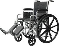 ISG1014DX - Professional Medical Imports (pmi) Standard DX Wheelchair with 22 Detachable Desk Arm and Elevating Legrest