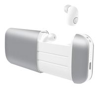 Wireless Earbuds, Oricore TWS Stereo Bluetooth Headphones Mini in-Ear Bluetooth Noise Cancelling Earbuds with Charging Case as Power Bank, Built-in Mic Compatible with Android (Silver)