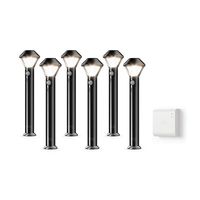 Ring Smart Lighting - Pathlight, Battery-Powered, Outdoor Motion-Sensor Security Light, Black (Starter Kit: 6-pack)