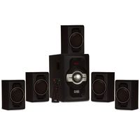 Acoustic Audio AA5240 Home Theater 5.1 Bluetooth Speaker System with USB and SD Inputs