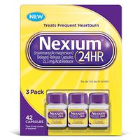 Nexium 24HR Acid Reducer, Delayed-Release Capsules (20 Milligram, 14 capsules, Pack of 6)