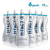 HFactor Hydrogen Infused Pure Drinking Water, Pre Or Post Workout Recovery Drink, Molecular Hydrogen Supports Athletic Performance, Delivers Antioxidant, 11 Fl Oz (Pack of 6), Packaging May Vary