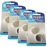 CR1632 BR1632 DL1632 ECR1632 KCR1632 LM1632 3V Battery 8Pcs