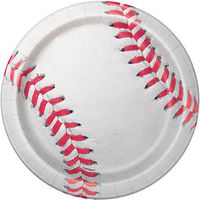 Baseball Dessert Plates, 8ct
