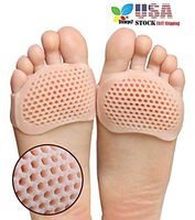 Premium Metatarsal Pads for Men & Women, Stcorps7 Breathable Soft Gel Foot Pads for Athletes, Morton's Neuroma, High Heels, Bunions, Running & More,Calluses,Blisters,Forefoot Pain Relief