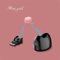 BR & TD Smart Bluetooth Wireless Charging Headset with Microphone Charging Box (Rose Gold)