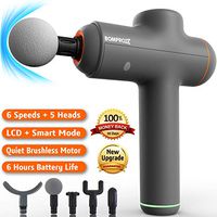Muscle Massage Gun, Deep Tissue Percussion Muscle Massager for Sore Muscle and Stiffness Relief, with Bomprox 39dB 48W 3500RPM Powerful Brushless Motor and 6h 24V 15000mAh Battery