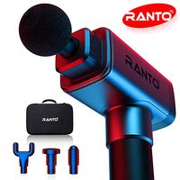 Handheld Massage Gun Muscle Massager, Massage Gun Deep Tissue Percussion Muscle Massager, Electric Massager for Athletes Full Body Muscle Recovery, Black