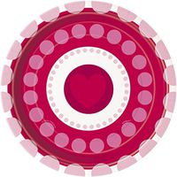 Radiant Hearts Valentine's Day Dessert Plates, 8ct