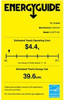 Element ELEFW195 19" 720p 60Hz LED HDTV
