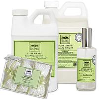 The Good Home Laundry Detergent 64 oz, Fragrance Fabric Softener 64 oz, Sheet and Clothing Linen Spray 4 oz, Closet and Drawers Scented Sachets 0.5 oz Pure Grass Scent, Refreshes Clothes and Linen