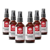 Vitamin c serum for face and Eyes - Vitamin C SERUM Premium Complex with Hyaluronic Acid (20% Potency) - Beauty Wrinkle Reducer Anti Aging Facial serum - 6 Bottles