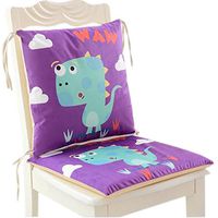 Kylin Express Indoor Soft Home/Office Squared Cartoon Seat Breathable Chair Cushion with Backrest, 7