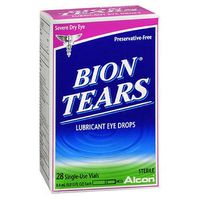 Bion Tears Lubricant Eye Drops Single Use Vials - 28 ct, Pack of 2