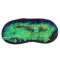 HP95 Magic Sequin Sleep Mask & Blindfold Adjustable Strap Mermaid Eye Mask Shinning Sleep Masks Eyeshade for Men & Women & Kids (C)