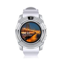 KOBWA Smart Watch,Touch Screen Wrist Watch with Camera/SIM Card Slot,Waterproof Pedometer Sedentary Reminder Sleep Sports Fitness Tracker for iPhone Android Samsung Men Women