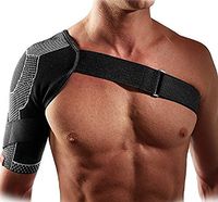 McDavid 4 Way Elastic Shoulder Wrap, Small, Black