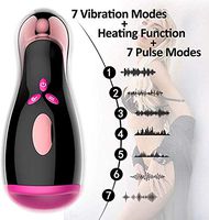 Men Best Pleasure Toys for Men Deluxe Wearable Adullt Toys Sucking Cup Electronic Massage Six Toy Tongue Pleasure Toys for Him S(exy for Men Se'x Toy Telescopic Deep Throat Oral Cup