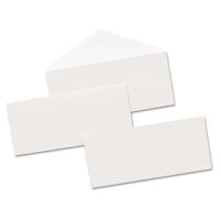 Office Impressions Security Tinted Business Envelope, V-Flap, Number 10, White, 500/Box (82305)
