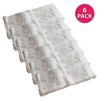 Think Crucial Replacement Mop Pads - Compatible with Bona Microfiber Dusting Pads and Bona Microfiber Floor Mops - 6" x 17" x 1/4 Pad for Mopping, Dusting Floors - Washable, Reusable, Wet (6 Pack)