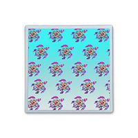 XIANN Care Contact Lens Box Holder Container Case Storage Eyecare Kit -Tie Dye Turtle