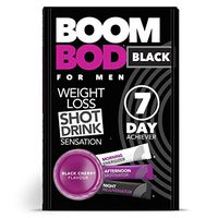 Boombod Weight Loss Shot Drink, Glucomannan, High Potency, Diet and Exercise Enhancement, Promote Fat Loss, Keto and Vegan Friendly, Sugar and Aspartame Free, Gluten-Free - Black Cherry Flavor
