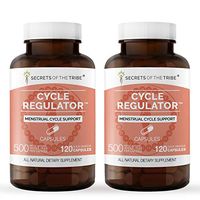 Cycle Regulator 120 Capsules(2 pcs.), 500 mg, Vitex,Partridgeberry, Lady's Mantle, Black Cohosh, Yarrow, Dong Quai. Women's Health Formula (2x120 Capsules)