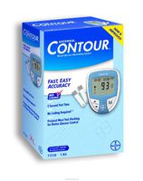 Bayer's Contour Blood Glucose Monitoring System, Ascensia Contour Diab Meter, (1 EACH, 1 EACH)