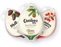 Natural Christmas Soy Wax Melts Variety Pack - 3 Highly Scented 3 Oz. Bars - Christmas Tree, Mulberry, Sugarplum Cranberry - Soy & Essential Oils, Phthalate & Paraffin Free, Vegan, Non-Toxic