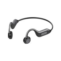 Bone Conduction Headphones，Open-Ear Wireless Bone Conduction Headphones Bluetooth 5.0 Titanium Mini Sports Headset with Mic for Jogging Running Driving Cycling Waterproof and Lightweight-1.2 oz