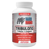 Hard Rhino Tribulong Capsules, 800/400mg, 120 Vegetarian Capsules